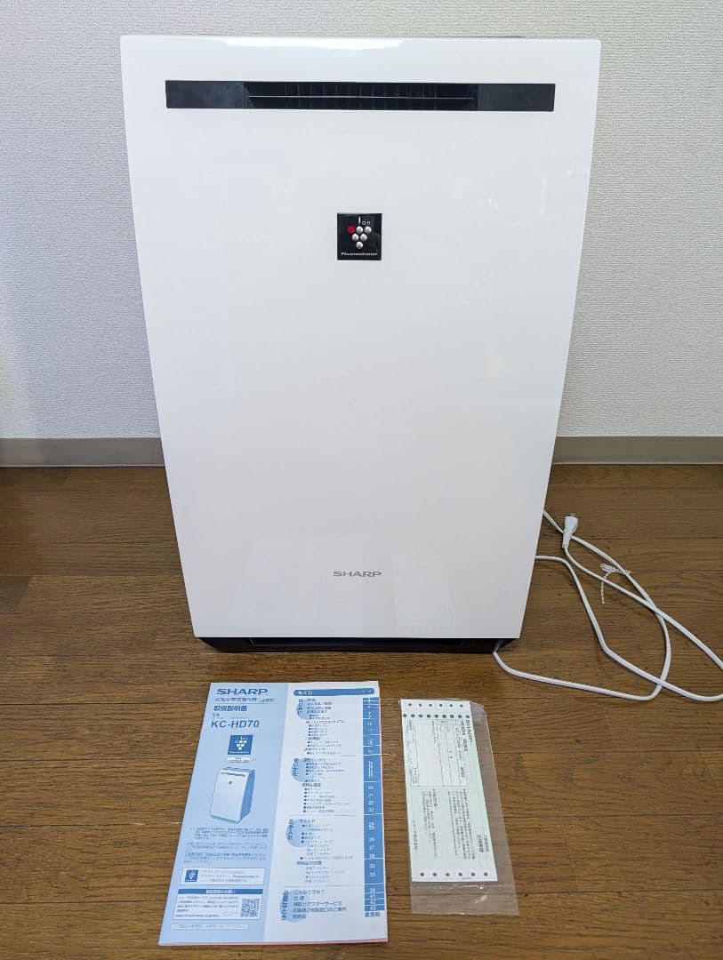 SHARP シャープ 除加湿空気清浄機 KC-HD70-W 2022年製 SHARP（シャープ） プラズマクラスター除加湿空気清浄機 KC-HD70-W