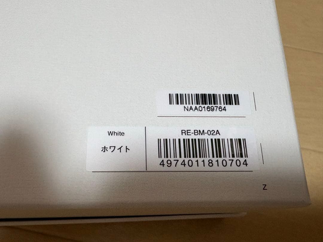 未使用・未開封】ReFa ストレートヘアアイロン RE-BM-02A ホワイト