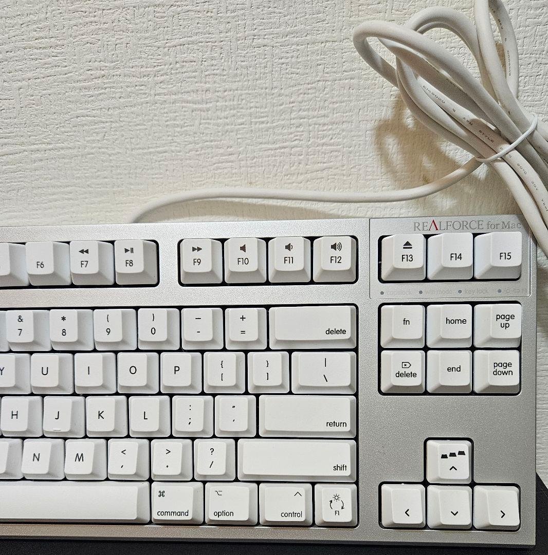 中古良品 REALFORCE TKL SA for Mac 英字配列版 1箱