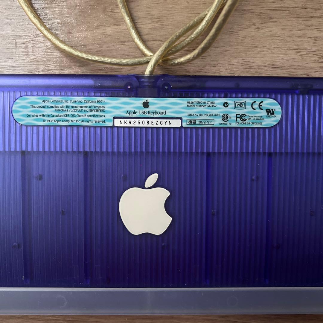初代 iMac キーボードのみ パープル - メルカリ