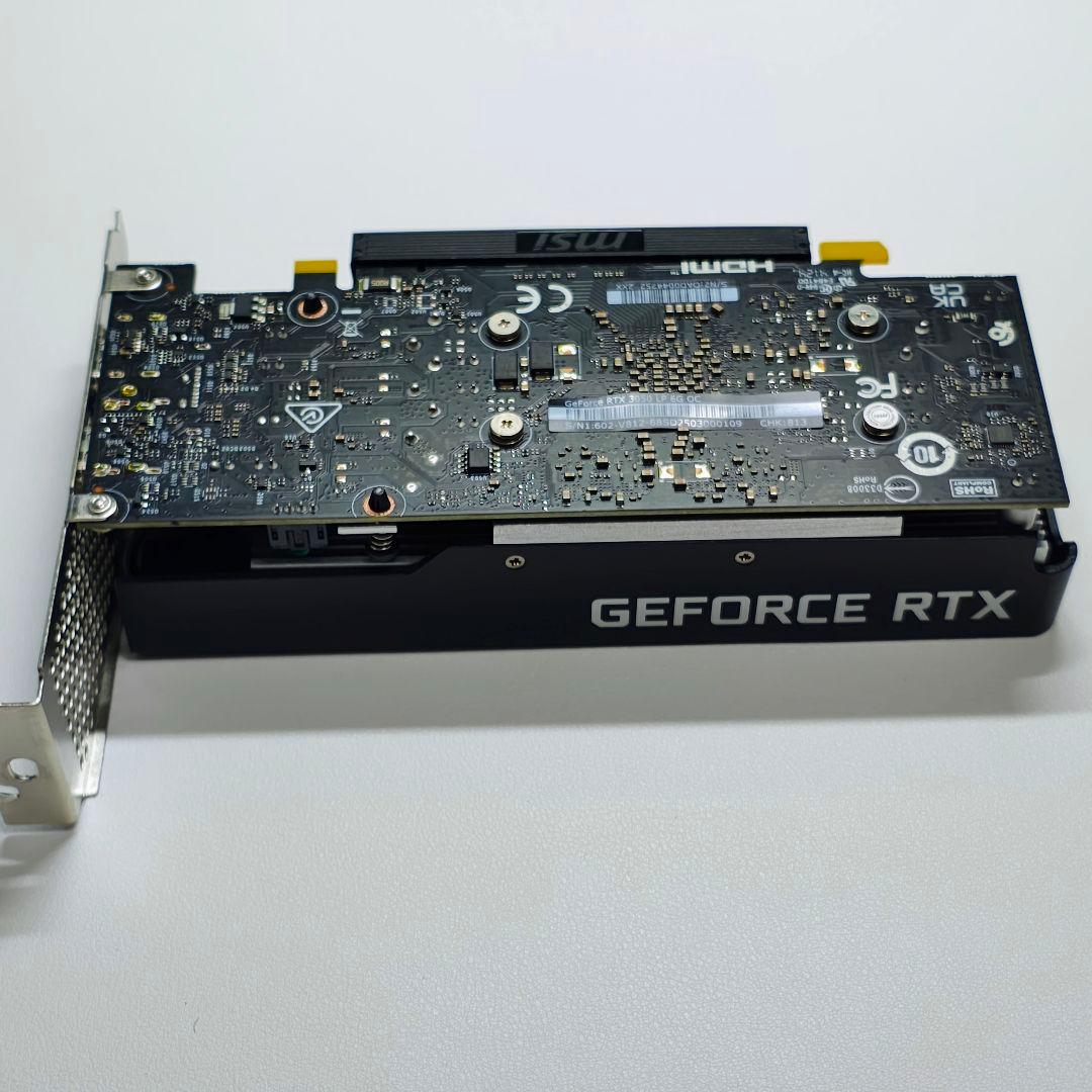 グラフィックボード MSI GeForce RTX 3050 LP 6G OC