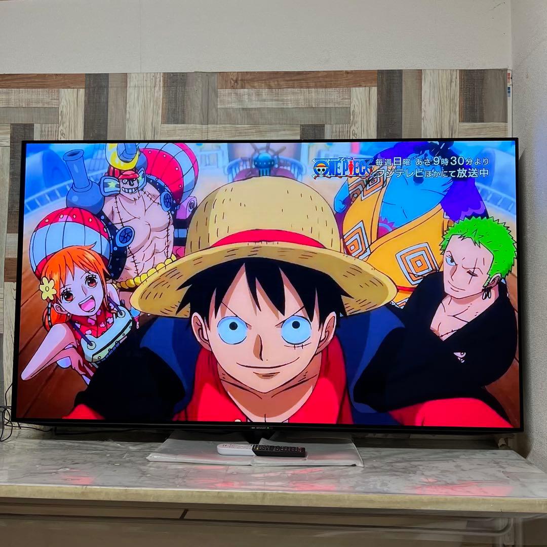 全国送料込❣️SHARP65V型有機ELテレビAndroid TV ネット動画◎