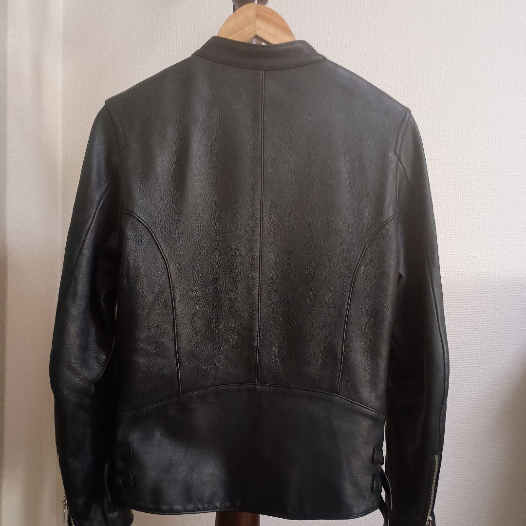 DELAY ブラック レザー ライダース ジャケット サイズ1 - メルカリ