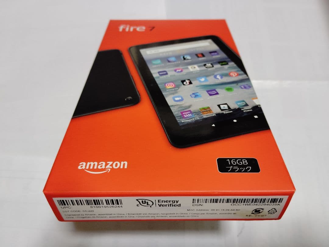 【新品・未開封】Amazon fire7 16GB (第12世代)ブラック
