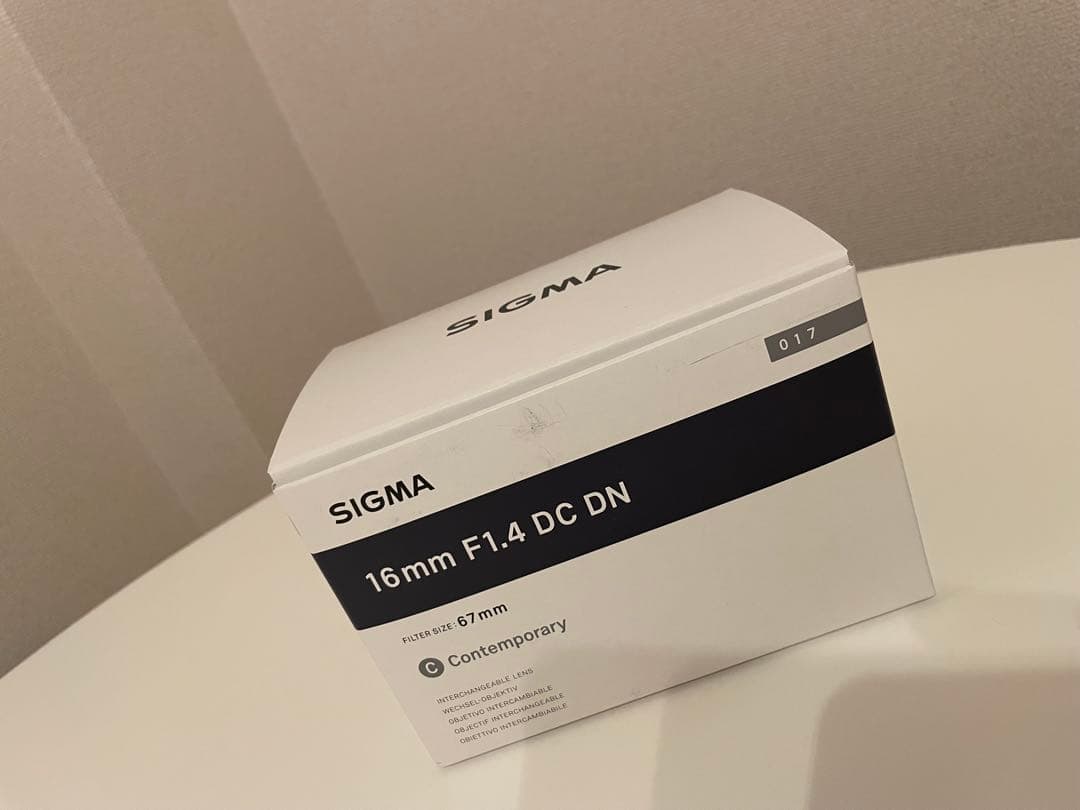 美品SIGMA Contemporary 16mm F1.4 DC DN ソニー