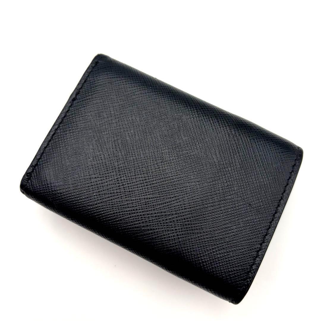 プラダ 三つ折り財布 サフィアーノ バイカラー トリフォールド