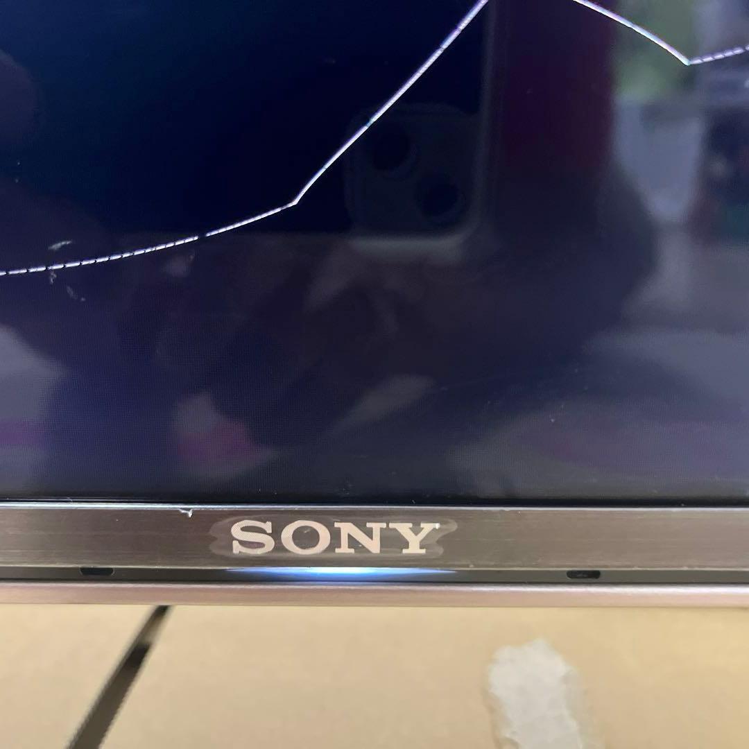 SONY 大型液晶テレビ 画面ひび割れあり ジャンク品