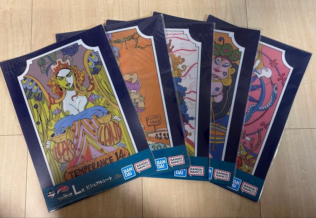 一番くじ ジョジョ ビジュアルシート22種コンプ&ジョジョワールド
