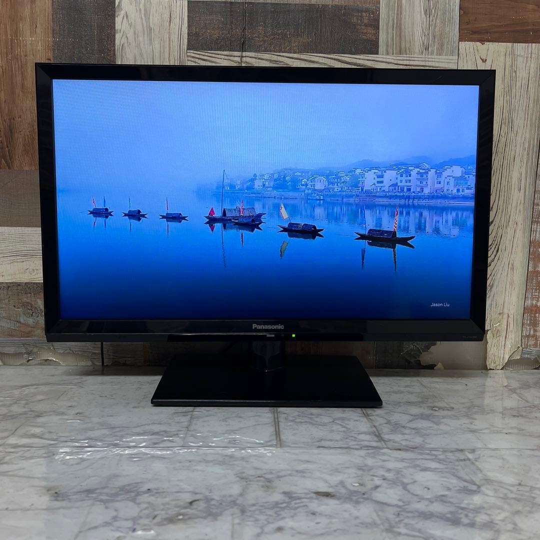 即日受渡❣️全国送料込4年前購入パナソニック24型液晶テレビWチューナー裏番組録