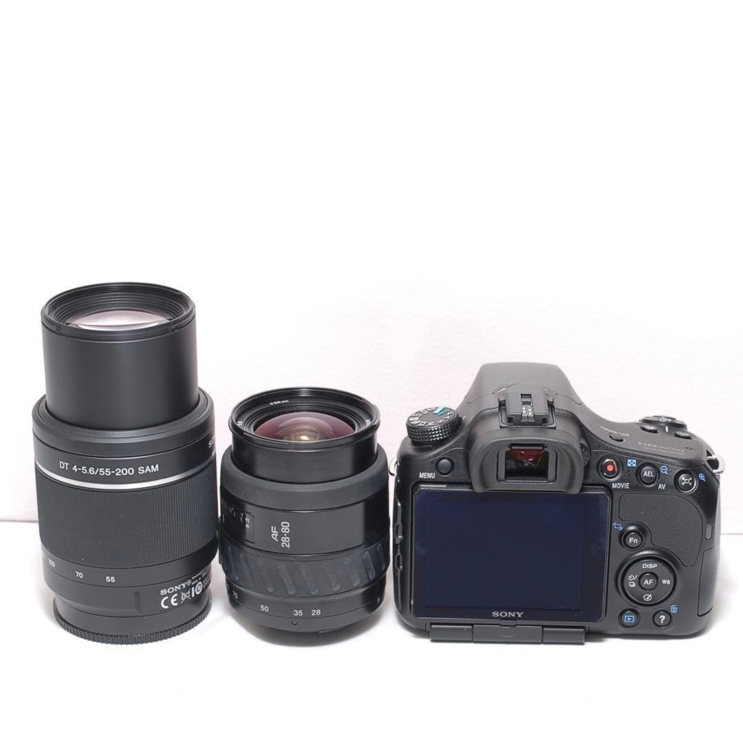 ✨一眼レフデビューに✨SONYα65✨ソニー✨ダブルレンズ✨スポーツ観戦