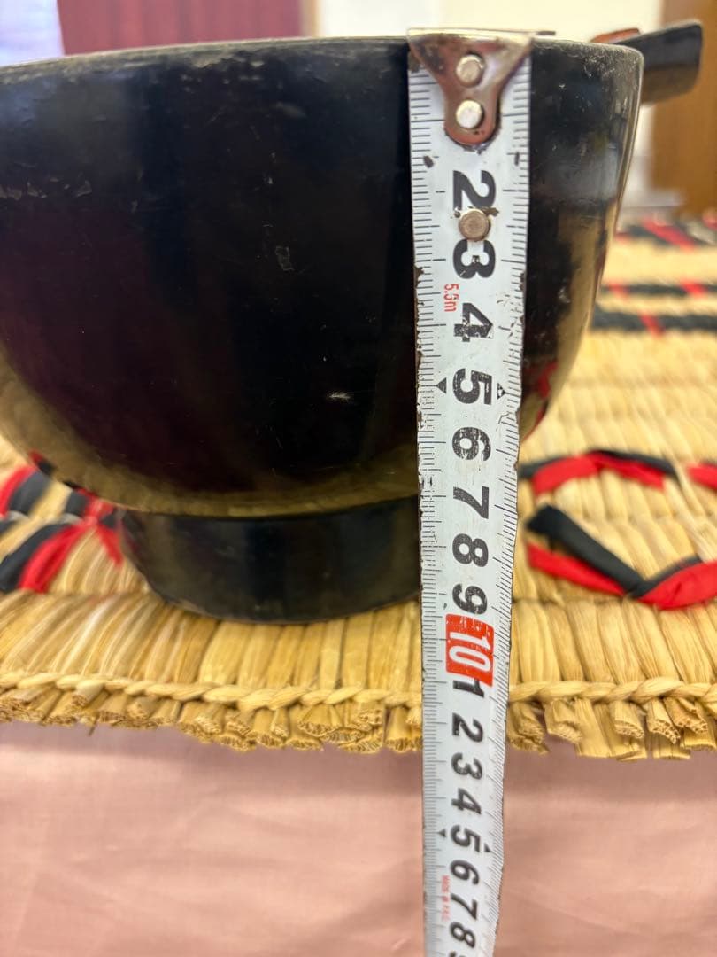 アイヌ エトゥヌプ 片口 儀礼用 イヨマンテ 民具 漆器 根来塗り 明治