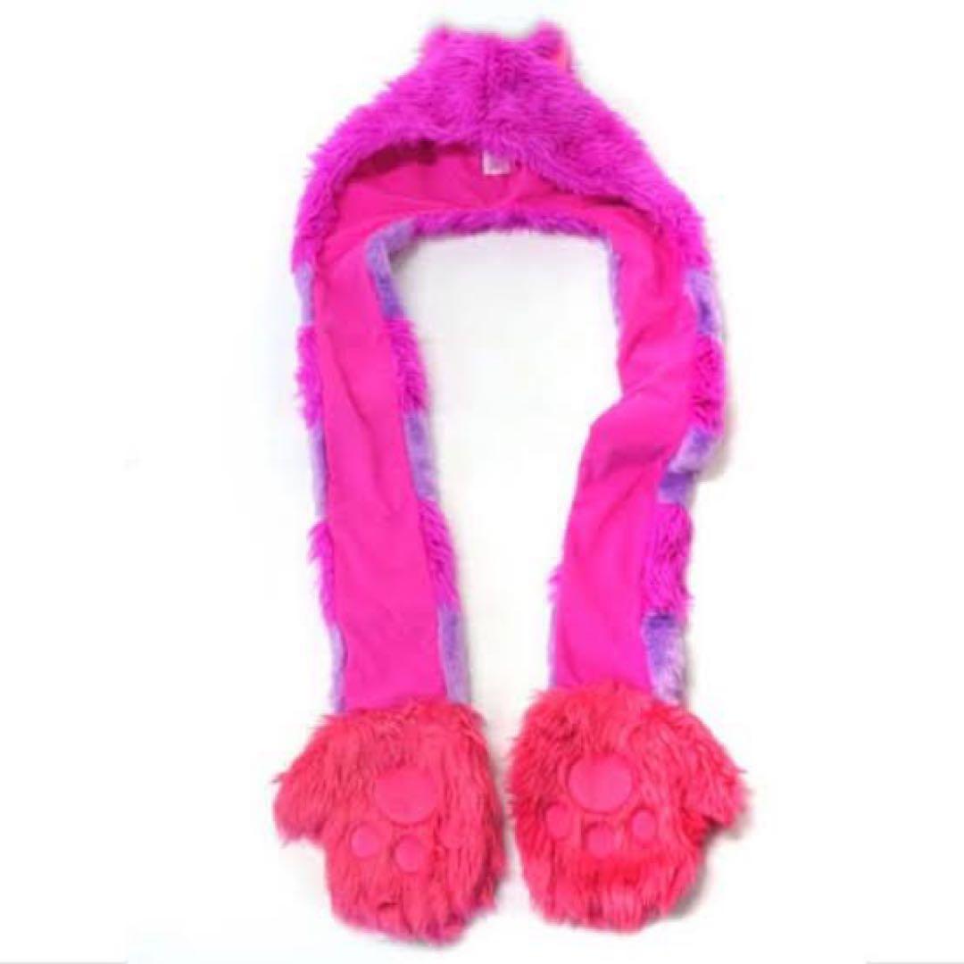 ディズニーチェシャ猫 マフラーファンキャップ - メルカリ