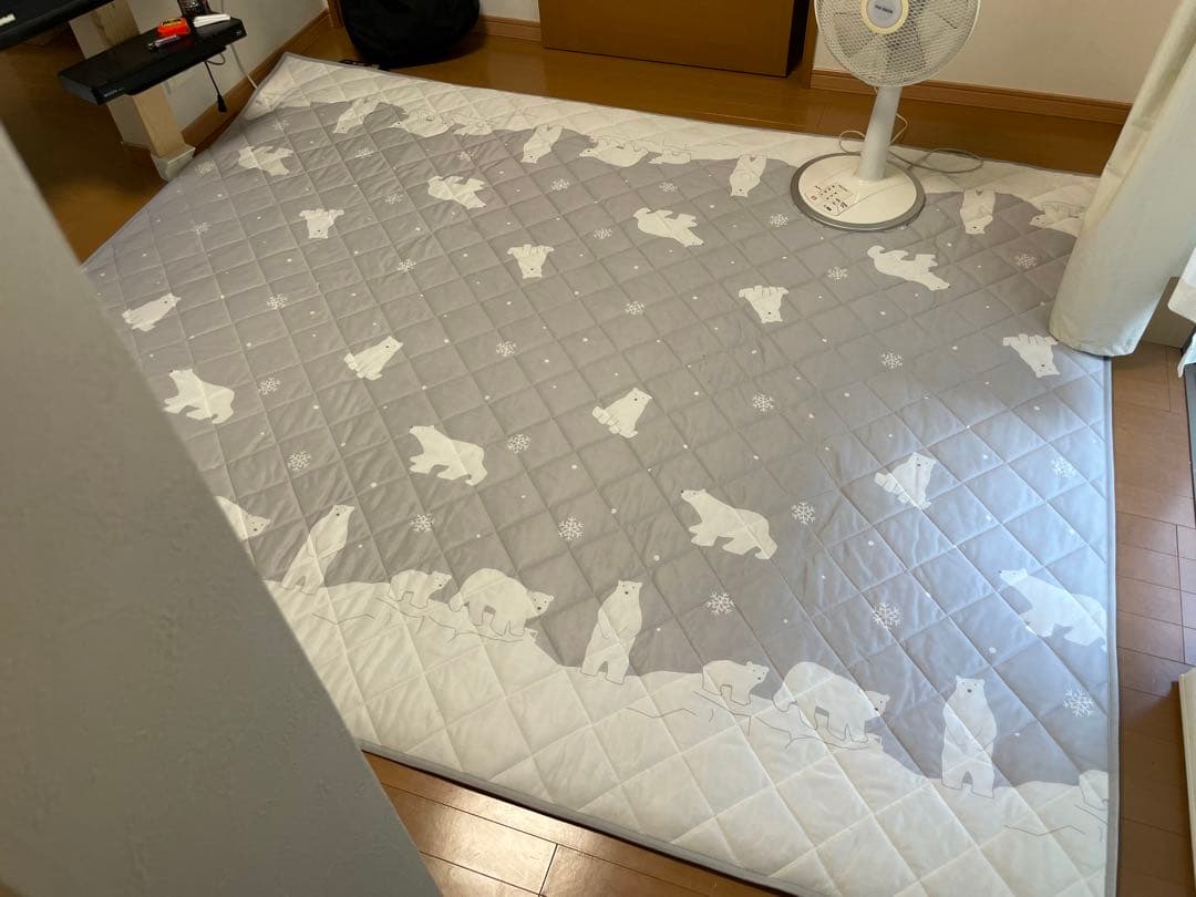 ホットカーペットと夏用冷んやりラグ
