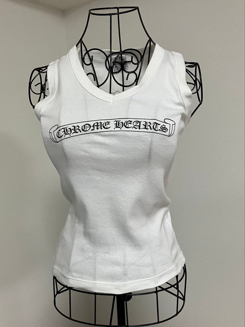 クロムハーツ タンクトップ③ レディース 正規品 ホワイト