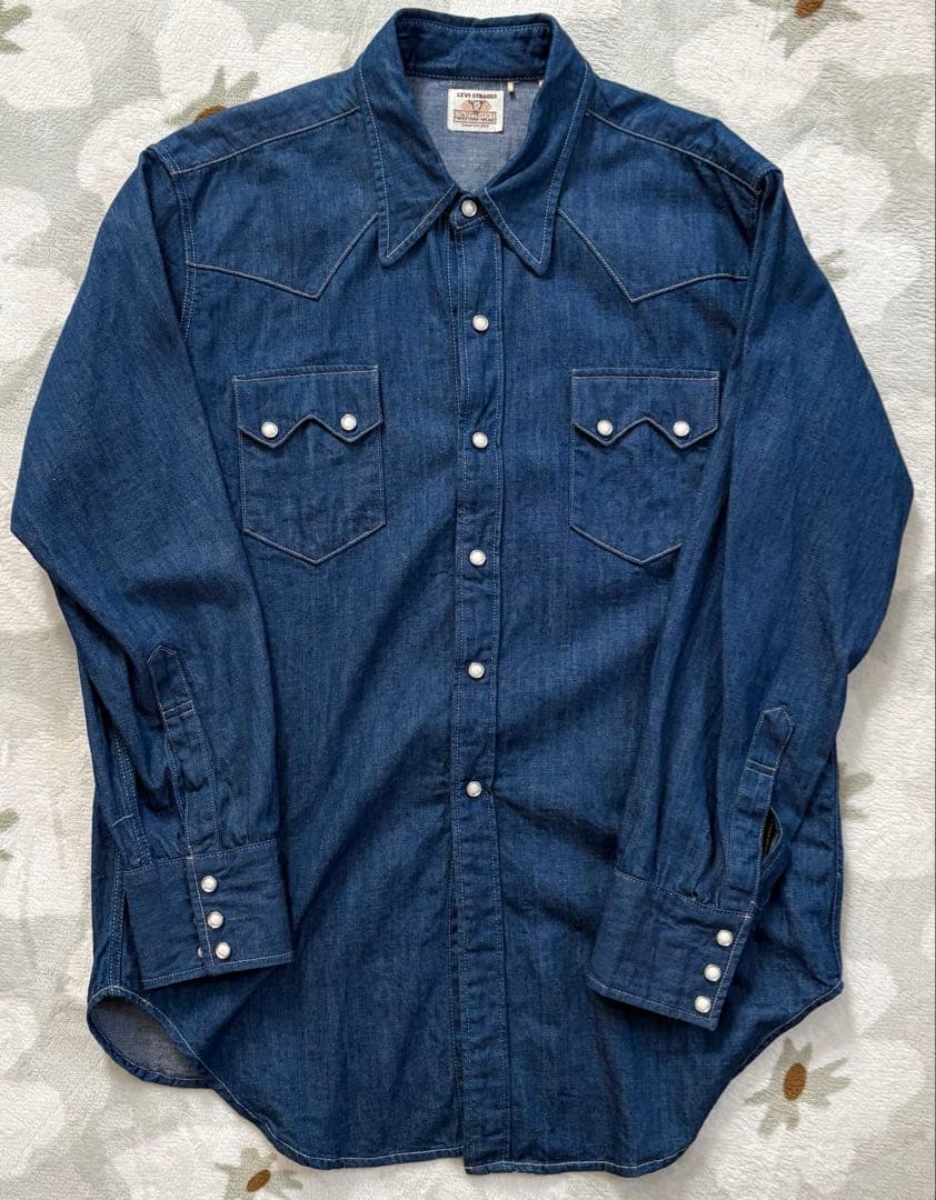 LEVI’S VINTAGE CLOTHING ウエスタンシャツ L LVC LEVI'S® VINTAGE CLOTHING ショートホーンウエスタンシャツ