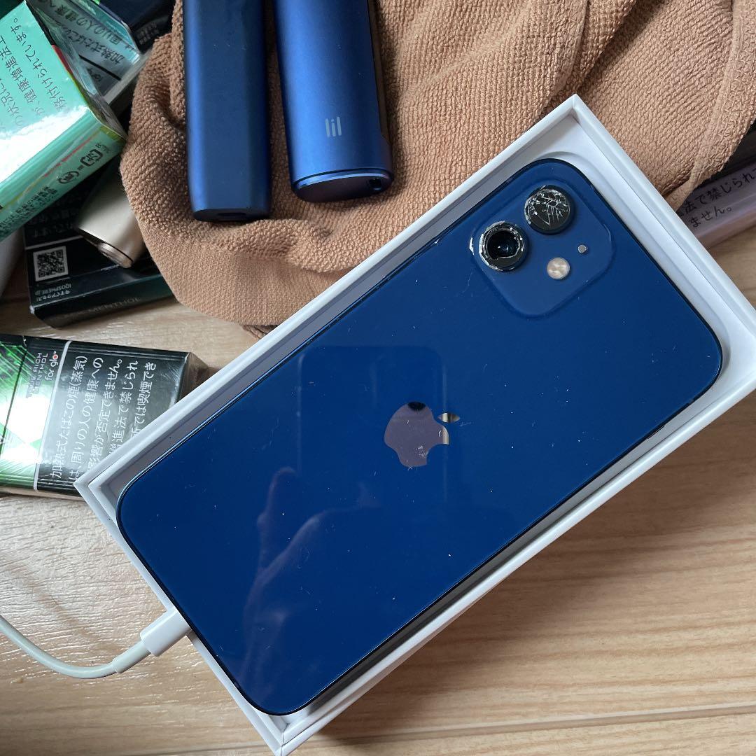 iPhone 12 ブルー 256 GB Softbank