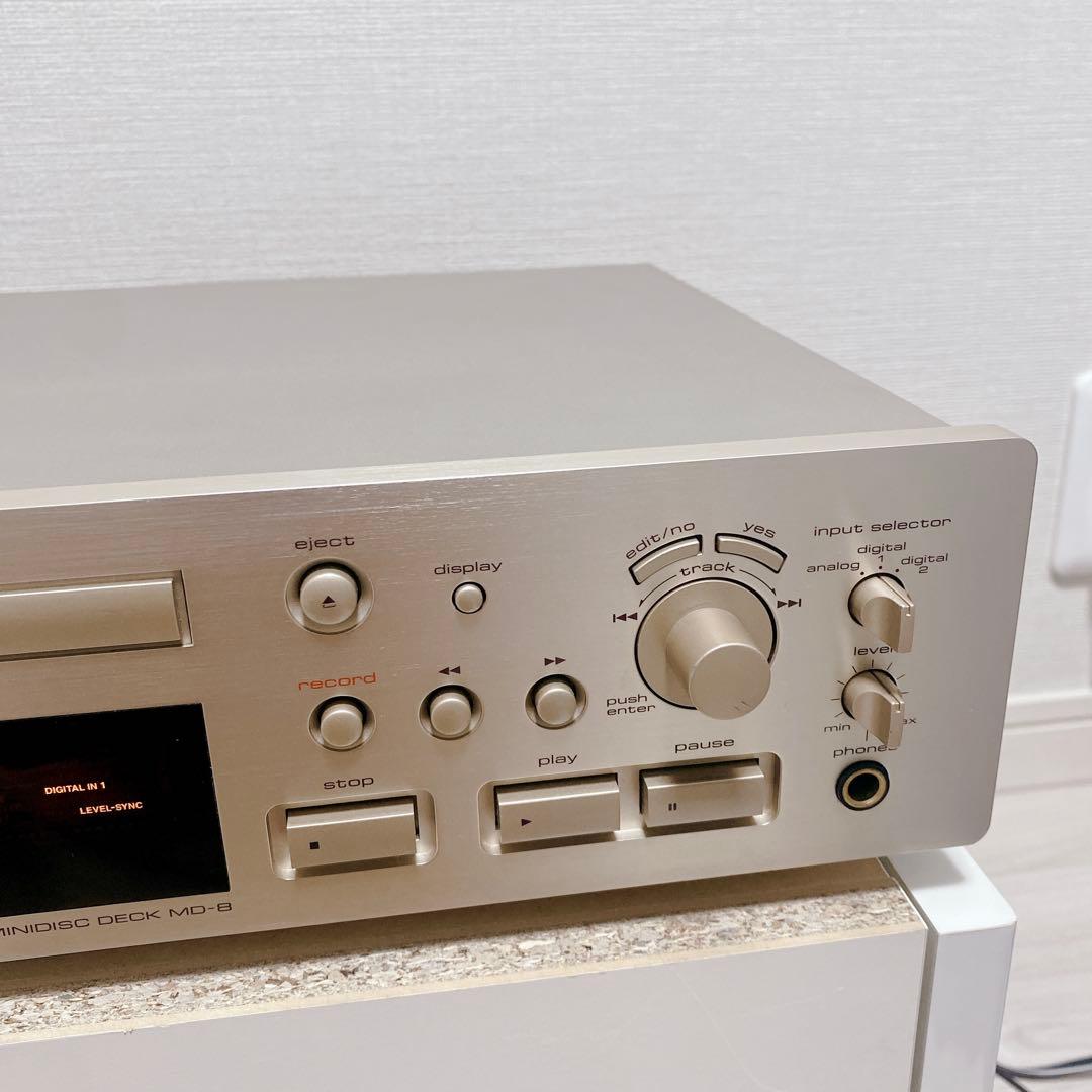 超希少 名機 TEAC MD-8 高級 ミニディスクデッキ 動作品