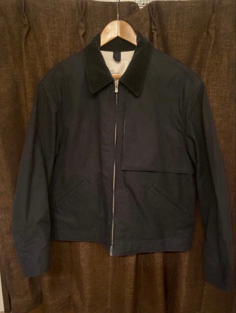 Simply complicated CORDCOLLARWORK JACKET - メルカリ