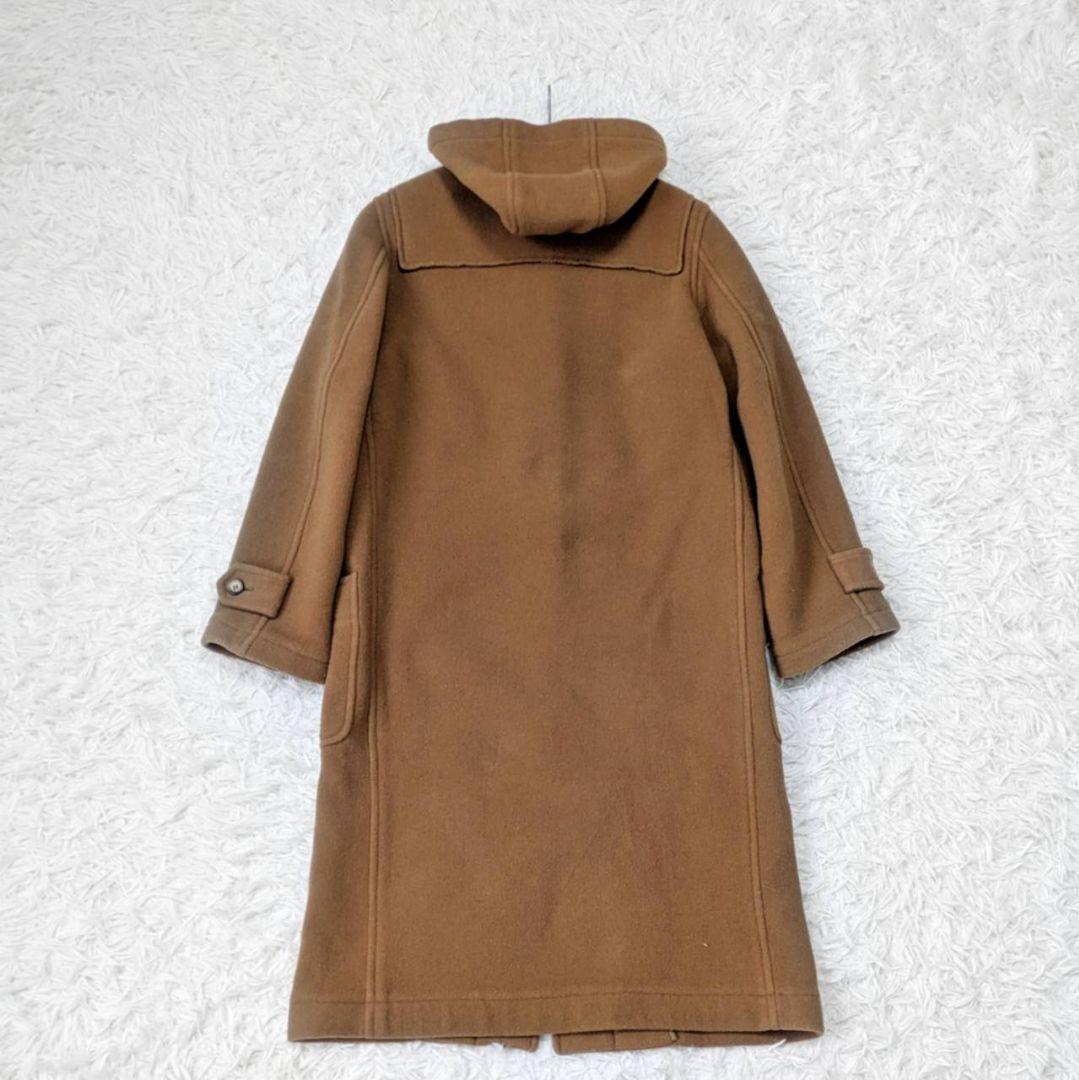 イーストボーイ ダッフルコート 7号 キャメル チェック イタリア製生地