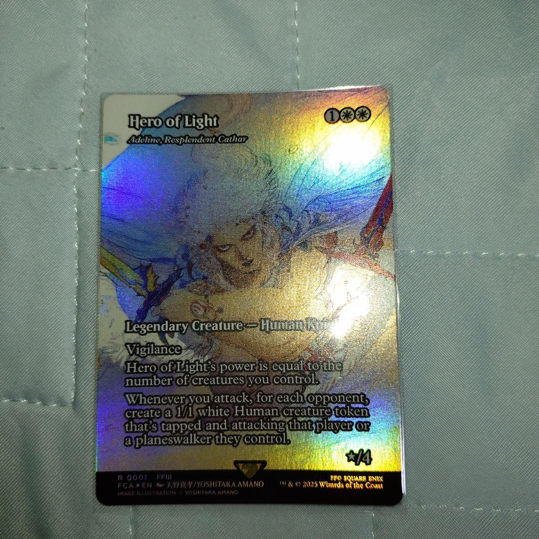 MTG 光の英雄 英語版 ショーケース 継承史 foil 天野喜孝 FF - メルカリ