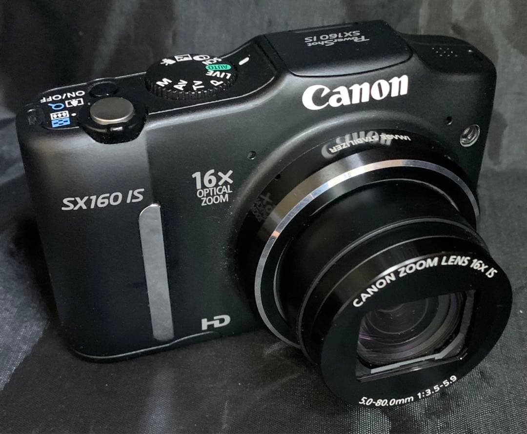 美品✨Canon PowerShot SX160IS ブラック