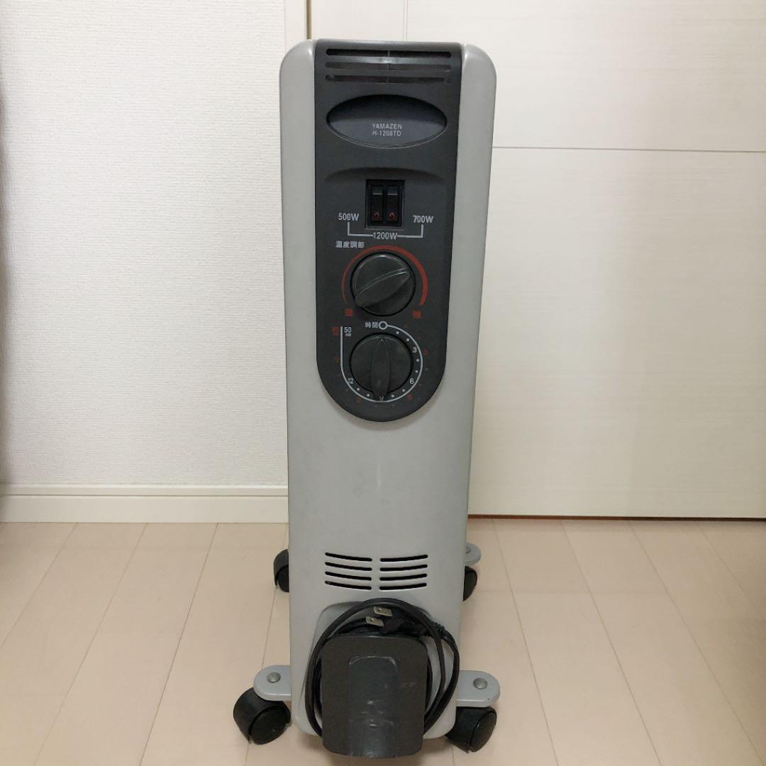 オイルヒーター YAMAZEN H-1208TD(MS) - メルカリ