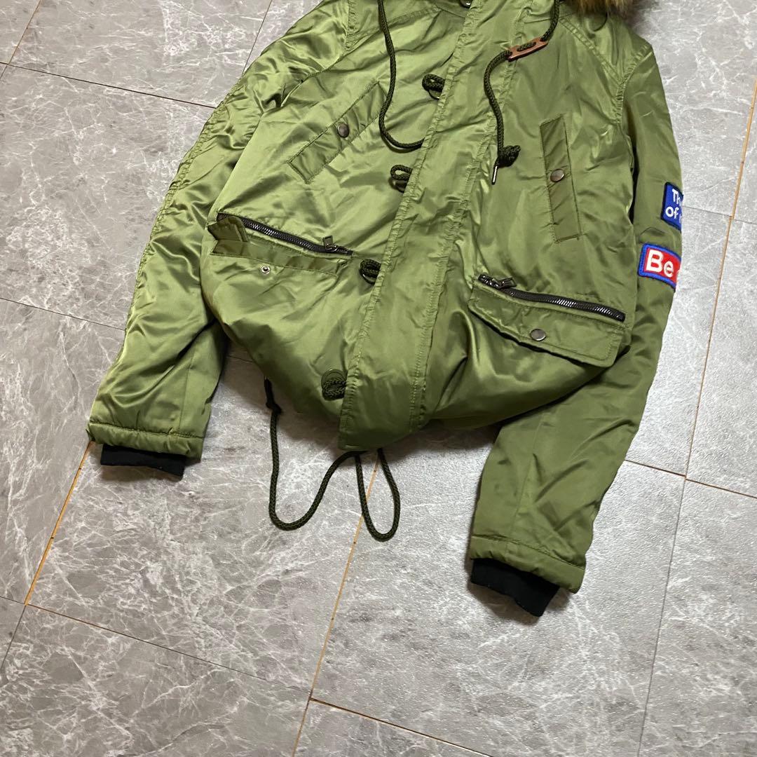 00s archive ファー ミリタリージャケット y2k 平成 グランジ