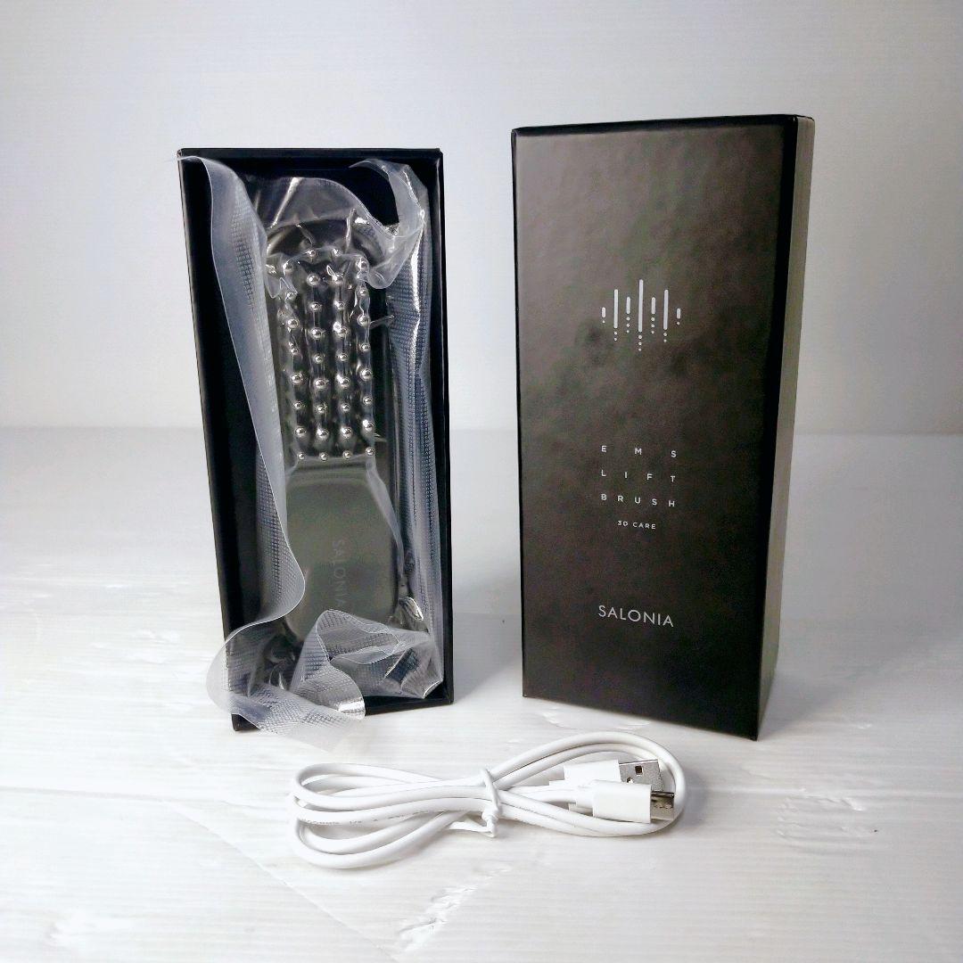 SALONIA サロニア EMSリフトブラシ 3Dケア SAL24305BK