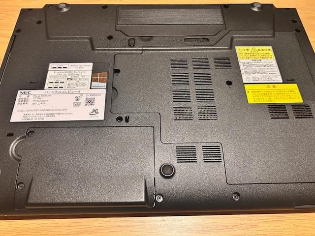 Windowsノート本体 NEC PC-750MSR