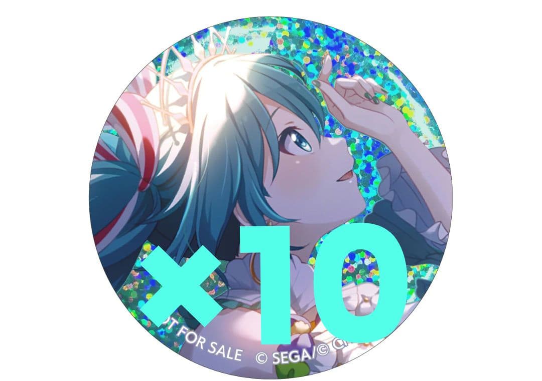 や*ま様 初音ミクグリッター缶バッジ 予約商品】【再販】グリッター缶バッジ イベントイラストコレクション