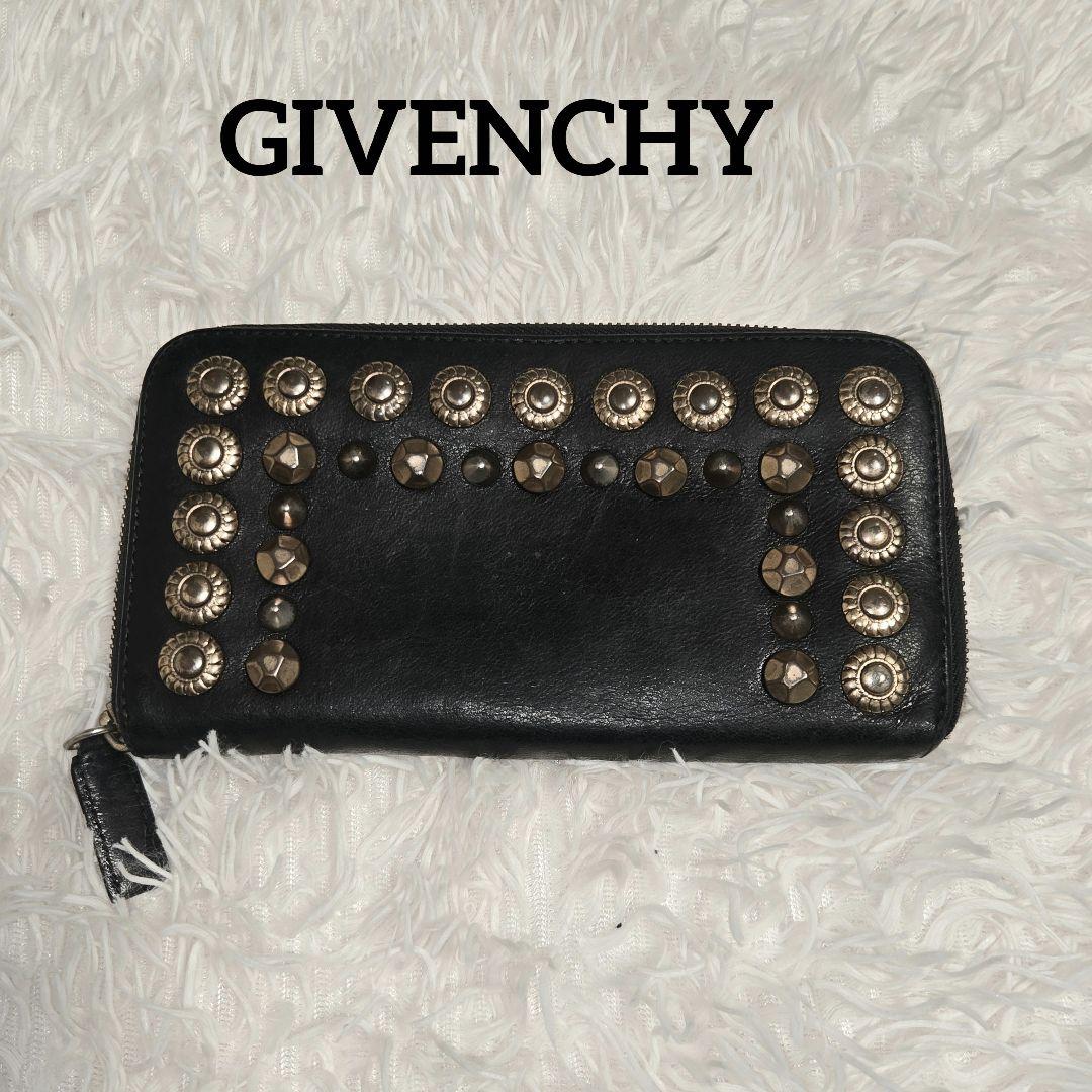GIVENCHY ジバンシー スタッズ レザー ラウンドファスナー 長財布　黒 楽天市場】【新品未使用品】【財布】GIVENCHY ジバンシィ ジバンシー