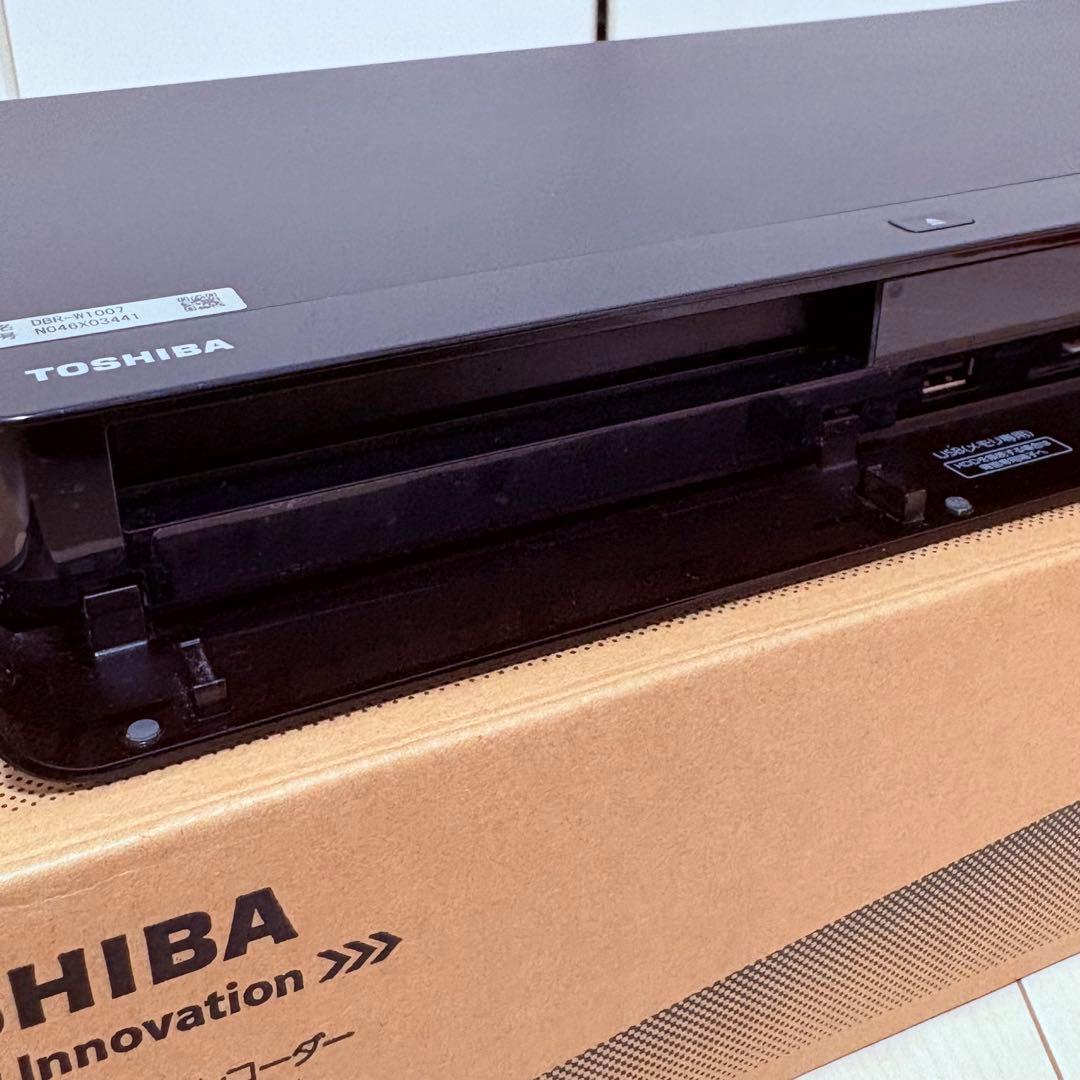 《極美品》TOSHIBA DBR-W1007 HDD&BDプレーヤー2017