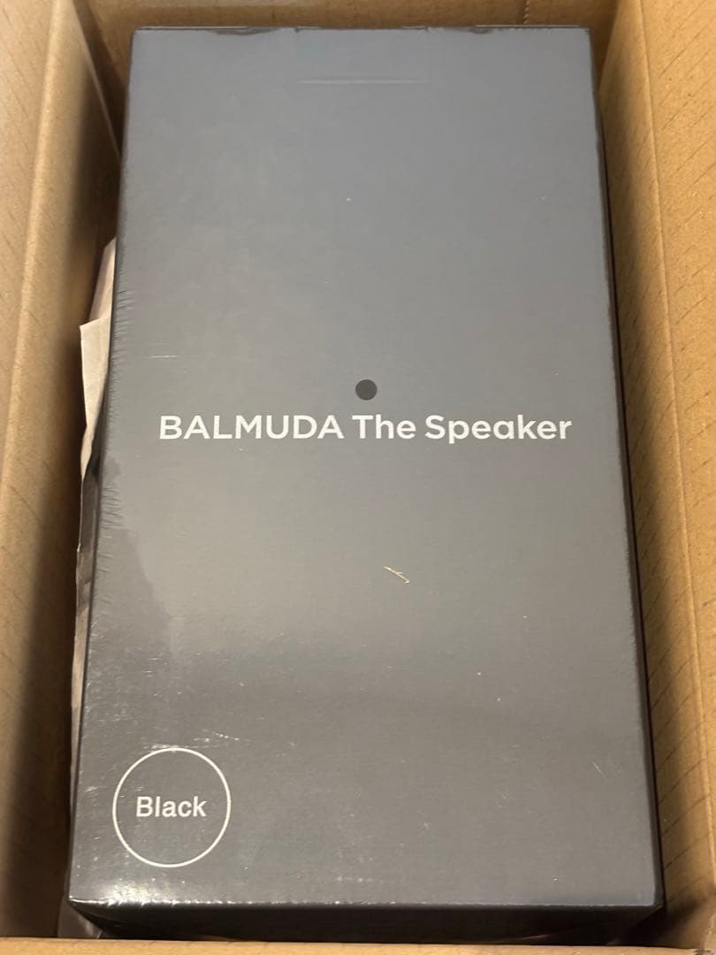 年始大幅値下げ　新品未使用　バルミューダ スピーカー　ブラック