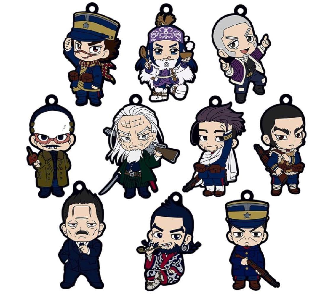 ゴールデンカムイ ラバスト ラバーストラップコレクション 10種 BOX 新品