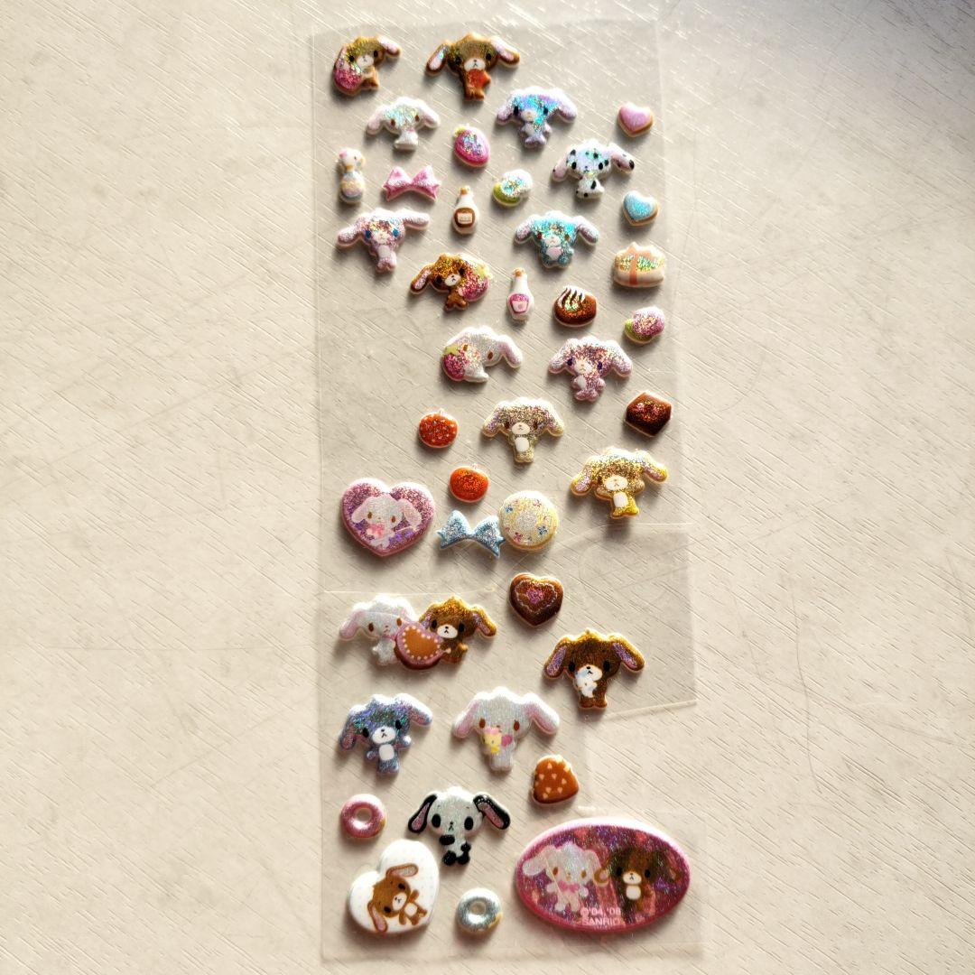 シュガーバニーズ キラキラぷっくりシール 昭和平成レトロ レトロ レア