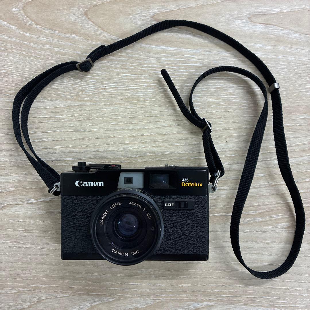 1970年代 ￼キャノン コンパクトフィルム Canon A35 Datelux - メルカリ