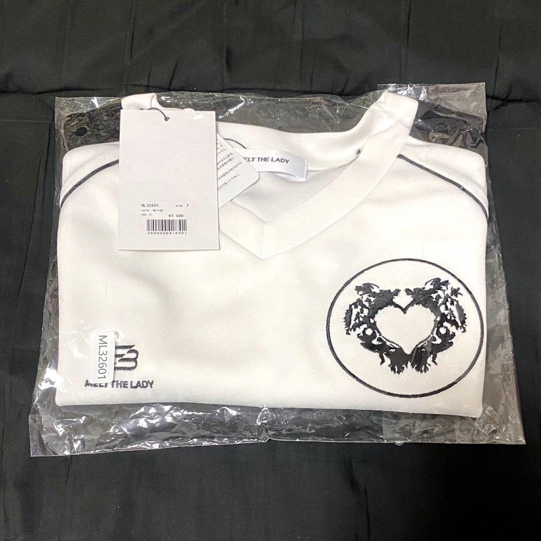 MELT THE LADY cropped game T-shirt