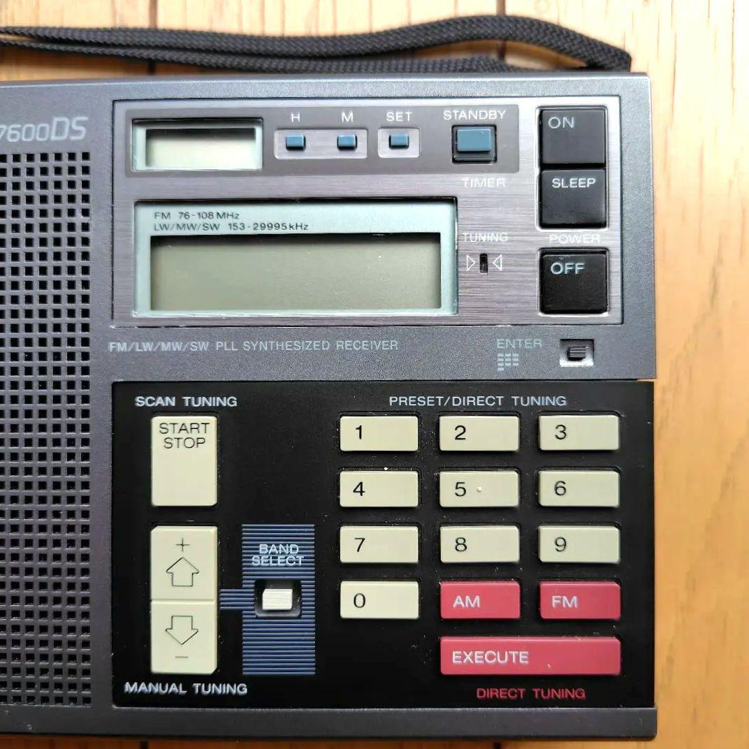 SONY ICF-7600DS ラジオ