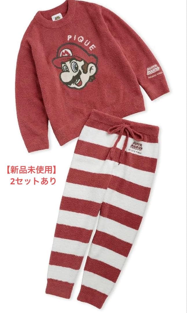 激レア】 新品未使用 ジェラートピケ マリオ 上下セット ピーチ姫
