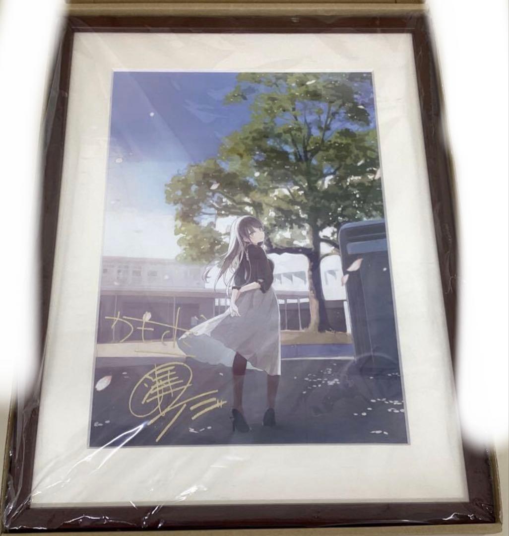 青春ブタ野郎 シリーズ 著者＆イラストレーター 箔押しサイン入り 複製