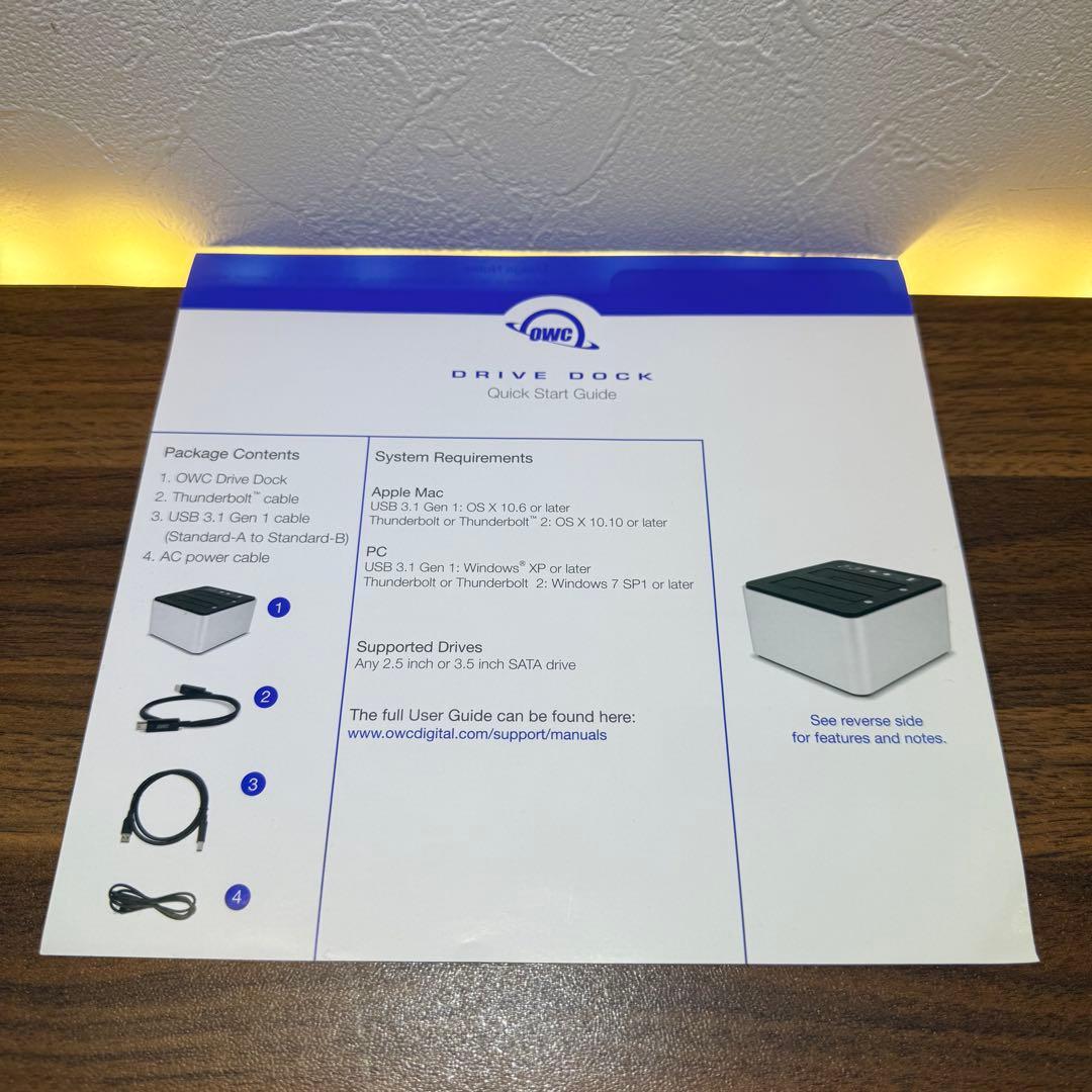OWC OWCTB2U3DKR2 Thunderbolt ドライブドック
