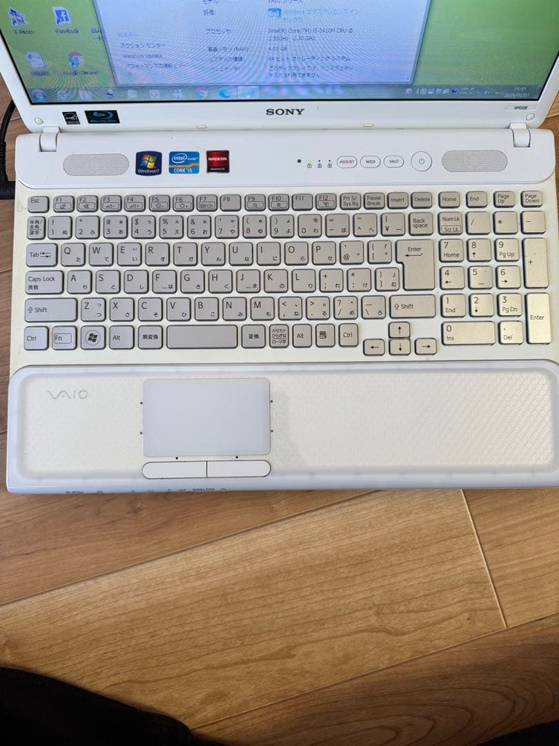 SONY VAIO PCG-71611N】発送時初期化ノートパソコン - メルカリ