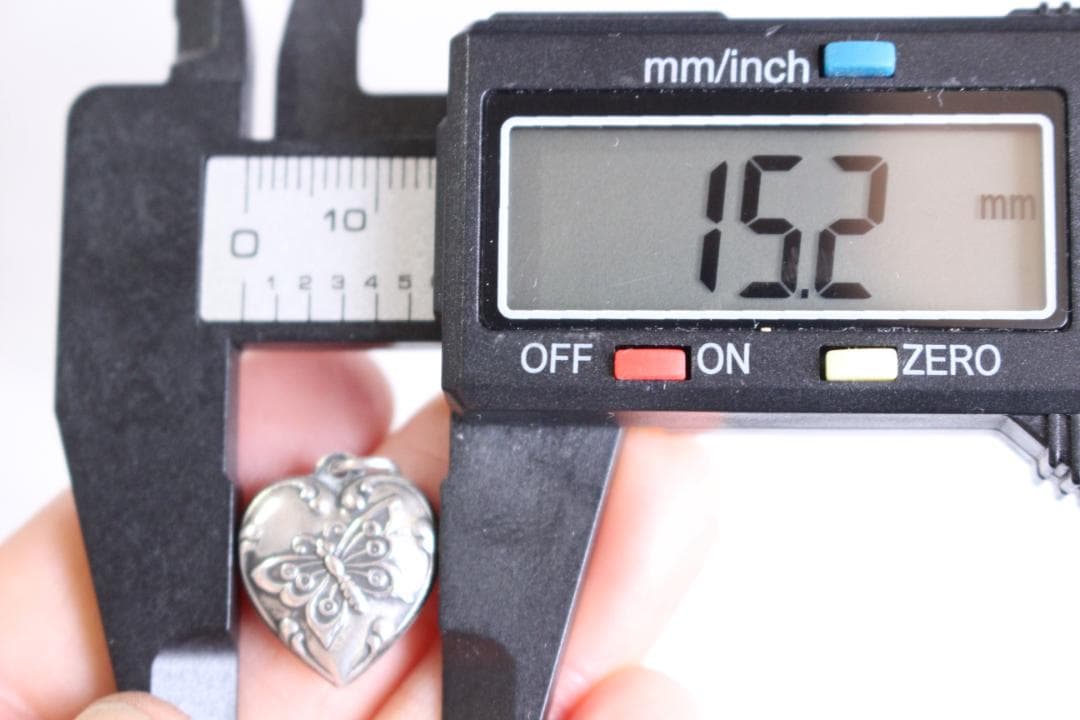 40s スウィートハートジュエリー WW2 シルバー チャーム バタフライ 蝶