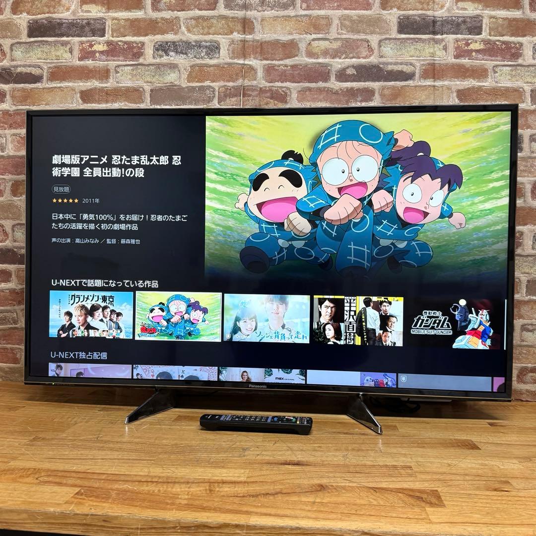パナソニック 49V型 4K 液晶テレビ スマートビエラ TH-49EX750