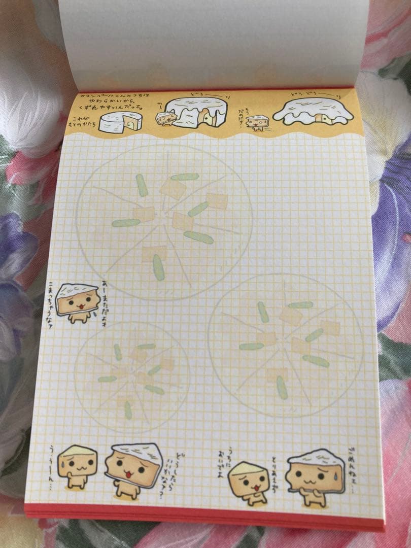 即購入OK☆平成レトロ☆サンエックス☆チーズ一家（チーズ百科）メモ帳