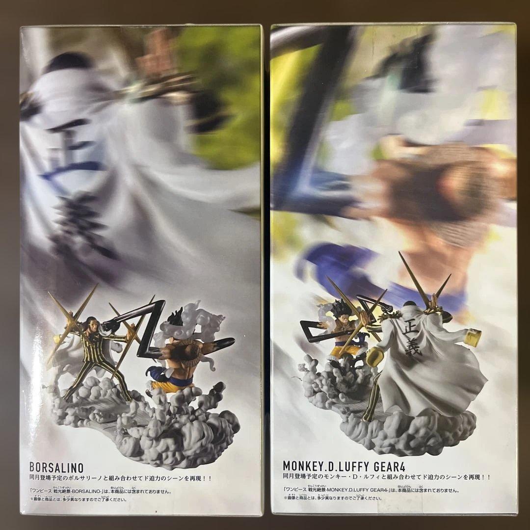 ワンピース 戦光絶景 ルフィギア4 & ボルサリーノ フィギュアセット