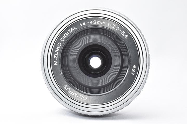 OLYMPUS M.ZUIKO DIGITAL ED 14-42 EZ シルバー