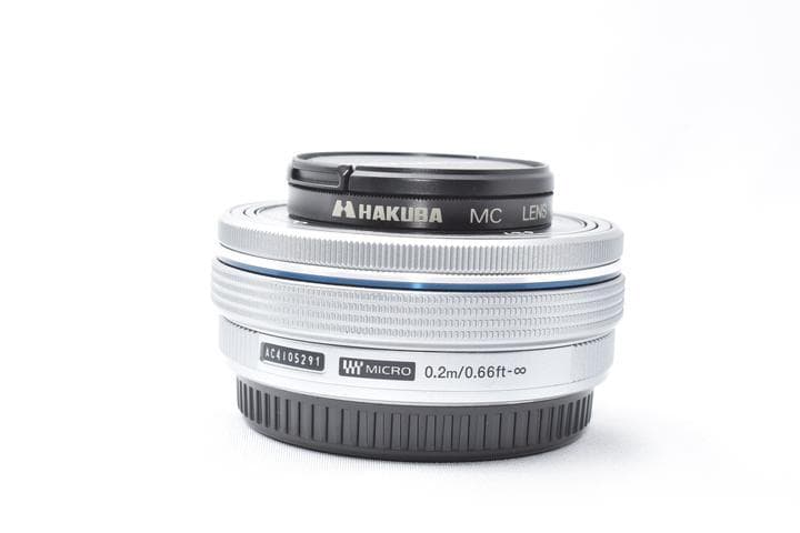 OLYMPUS M.ZUIKO DIGITAL ED 14-42 EZ シルバー