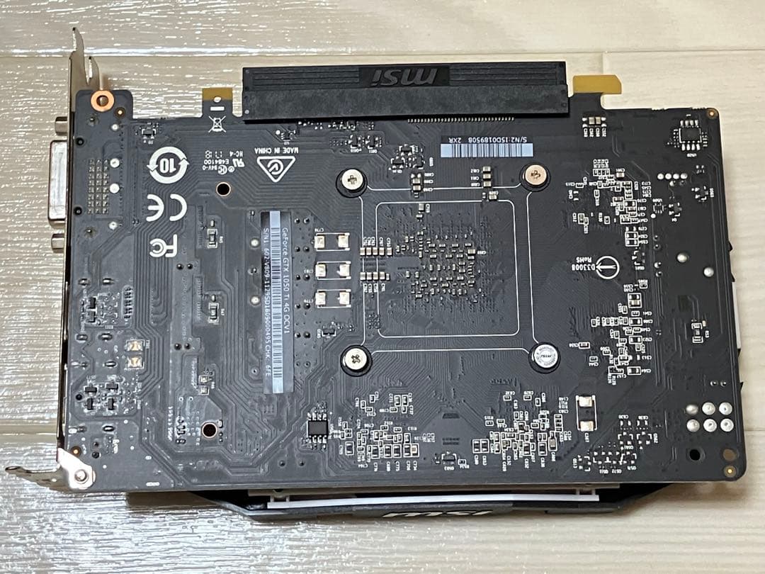 グラフィックボード・グラボ・ビデオカード MSI GeForce GTX 1050 Ti 4GB OC