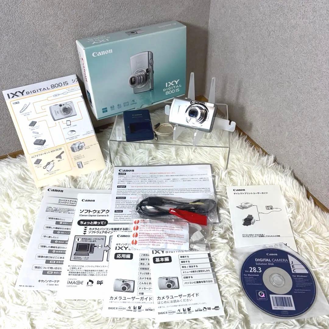 【完品】Canon IXY DIGITAL 800 IS 付属品多数